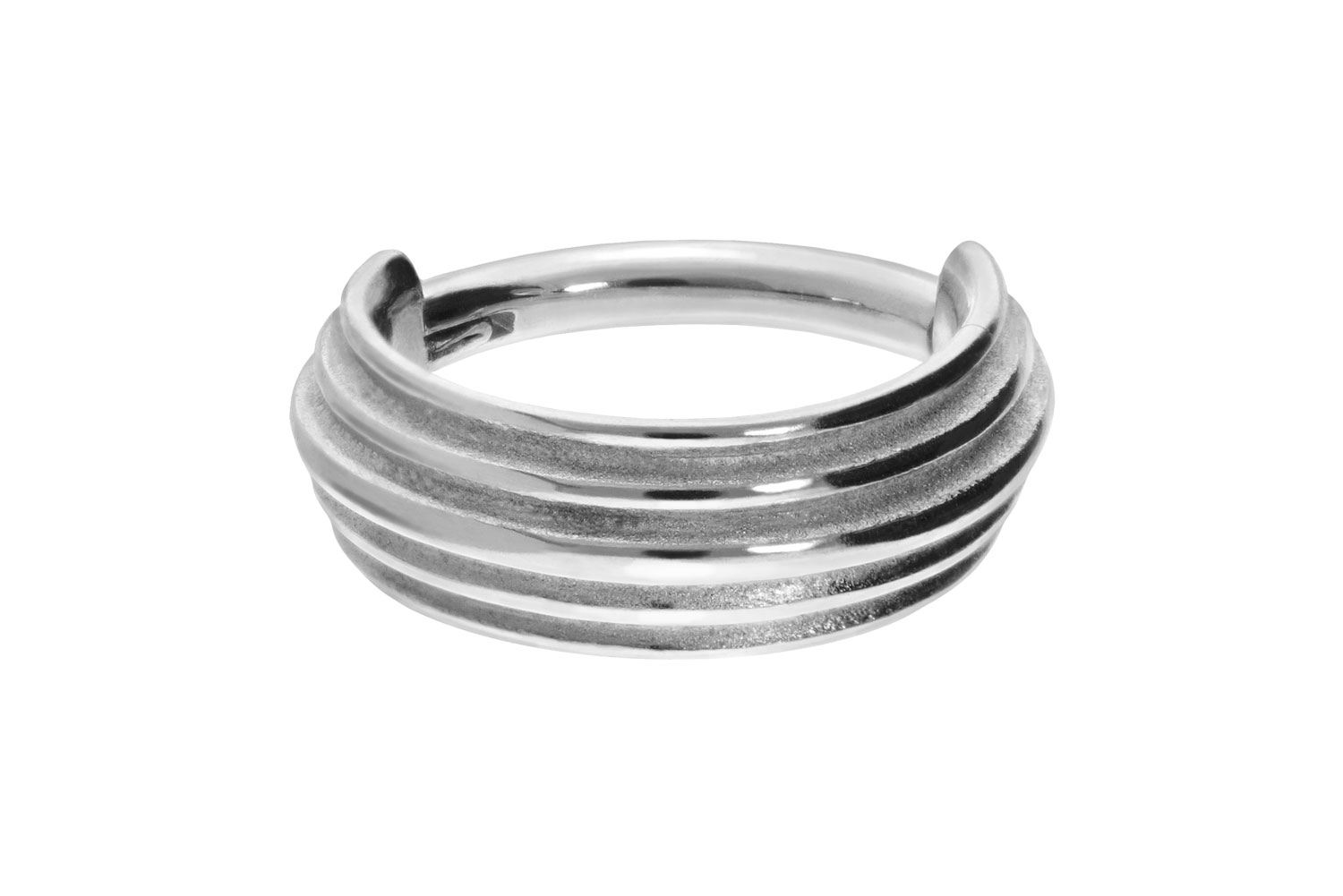 Chirurgenstahl Segmentring Clicker Piercing 5 RINGE